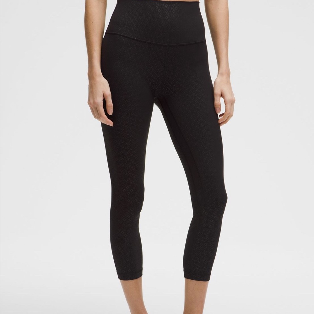Lululemon Black align Cropped Leggings 23”